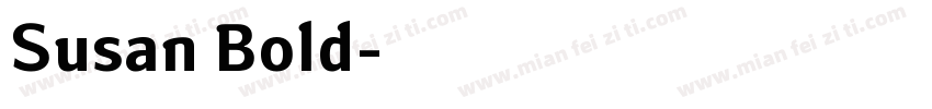 Susan Bold字体转换